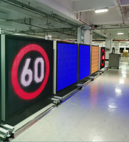 Panneau à messages flexibles, affichage à led pour garde-robe, carte de circulation dms
