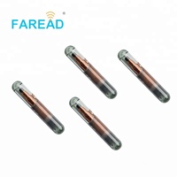 Microchip NFC implantable pour animaux 13,56 MHz ISO14443A NTAG216 Bioglass 2,12x12mm avec seringue et code-barres