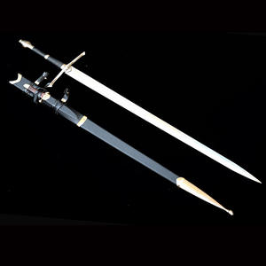 Merchandise del film, il signore degli anelli, 1:1 ha portato la spada da guardiano della spada di metallo lungo occidentale senza affilatura - Product Image 3