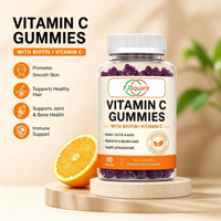 Gommes à la vitamine C saveur orange, 60 unités, soutien immunitaire, antioxydant, complément alimentaire