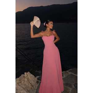 Vestido Bikini Rosa con Lazos, Ropa de Playa con Estilo Único - Product Image 4