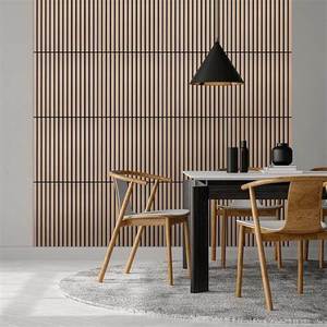 <span class=keywords><strong>WoodUpp</strong></span> Akupanel Classique Chêne (Gris Feutre) Panneau Acoustique Latte Panneau Mural Placage De Bois Pour Mur Intérieur Déco - Product Image 5