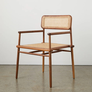 Muebles de Jardín para Patio Exterior, Combinación de Madera de Teca Natural con Ratán - <span class=keywords><strong>Elida</strong></span> - Product Image 1