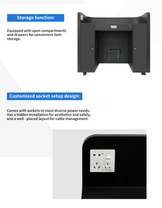 Quầy lễ tân và thu ngân của Công ty Triển lãm có màn hình kỹ thuật số LED trong nhà được thiết kế riêng với chức năng hoạt hình - Product Image 6