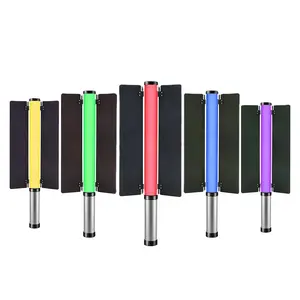JINBEI EFT-361 휴대용 RGB 사진 라이트 스틱 내장 충전식 배터리 LED 비디오 채우기 지팡이 빛 라이브 스트리밍