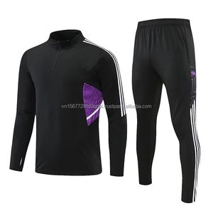 Conjunto de Sudadera con Cuello Alto y Media Cremallera, Cinco Colores, Estilo Otoño-Invierno 2026, Chaqueta Deportiva para Entrenamiento, con Logotipo Personalizable - Product Image 2