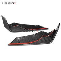 Ailerons de pare-chocs arrière pour Chevrolet Corvette C8 Z06 Coupé 2023-2026, en fibre de carbone véritable, accessoires extérieurs, 2 pièces