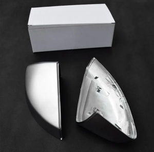 Cubiertas de espejo lateral estilo S3 para <span class=keywords><strong>A3</strong></span> 8V 2014-2019 Actualización de tapas de espejo cromadas plateadas parachoques rejilla delantera faro puerta motor cuerpo - Product Image 4