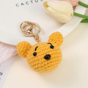 En gros Mignon Tricoté À La Main Creative Porte-clés Mignon Dessin Animé <span class=keywords><strong>Laine</strong></span> Crochet Tissé Pendentif Cadeau Sac Suspendu Pendentif Accessoires - Product Image 3
