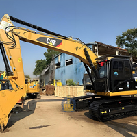 Excavatrice sur chenilles CAT 320D2 d'occasion, haute valeur de revente, 320 D D2 20 T Tonnes, pour travaux d'infrastructure lourds