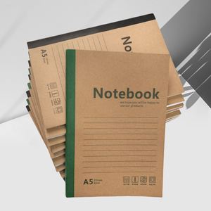 Carnet A5/B5 à couverture souple en kraft, reliure thermique, bloc-notes épaissi, idéal pour l'écriture scolaire et le bureau, protection oculaire, pour journal intime et usage scolaire. - Product Image 2