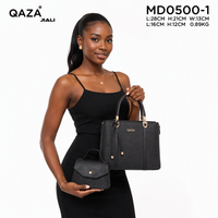 Sacs à main fourre-tout QAZA pour femmes 2026, nouvelle collection tendance en cuir PU à motif tressé, sacs 2-en-1, fournisseur en gros professionnel