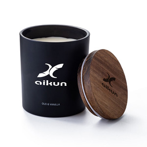 Bougie parfumée artisanale de luxe AIKUN en cire de soja naturelle, respectueuse de l'environnement, aux huiles essentielles pour le yoga, la méditation, les fêtes et la maison - Product Image 4
