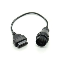 For Mercedes Benz 38 Pin to 16 Pin OBD 2 Adapter Cable 38Pin Connector MB 38 Pin OBD2 OBDII Diagnostic Cable