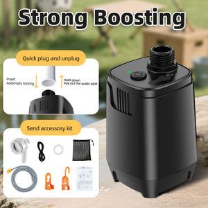 Douche portable à piles facile à utiliser, <span class=keywords><strong>kit</strong></span> de douche extérieur pour le camping, les voyages, les dortoirs, les chantiers de construction - Product Image 2