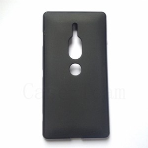 Fabricant de gros étuis en TPU mat souple givré couverture arrière étui de téléphone portable en silicone pour Sony <span class=keywords><strong>Xperia</strong></span> <span class=keywords><strong>XZ2</strong></span> Premium noir - Product Image 1