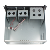 Boîtier de contrôle industriel 3U USB, profondeur 400 mm, châssis MicroATX pour montage en rack, multi-HDD, ventilateur horizontal, serveur en stock