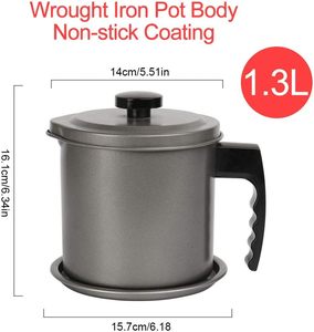 Wholesale 1400ML 1700ML Japanese <b>Oil</b> Separator Pot Kitchen Storage Supplies Household <b>Filter</b> - Product Image 6
