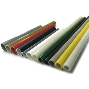 Fiberglass FRP Round & Square Tubing, Filament Wound Fiberglass Tubes