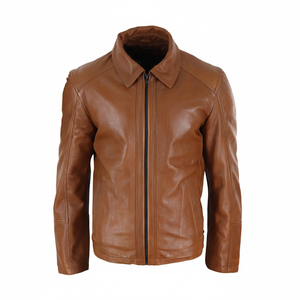 แจ็กเก็ตหนัง PU สำหรับผู้ชายแจ็กเก็ตหนังแฟชั่นสำหรับฤดูหนาวดีไซน์ใหม่ใส่สบายดีไซน์ใหม่ - Product Image 1