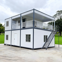 Maison modulaire préfabriquée en conteneur à assemblage rapide pour chantier de construction, construction de ponts, bureau, dortoir, habitation