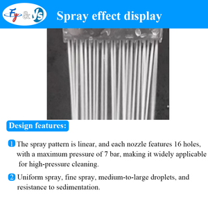 Buse à air large premium à 16 trous F1/4 <span class=keywords><strong>ALMA</strong></span> AL, buse à jet d'air plat en alliage d'aluminium pour séchage industriel et élimination de la poussière - Product Image 3