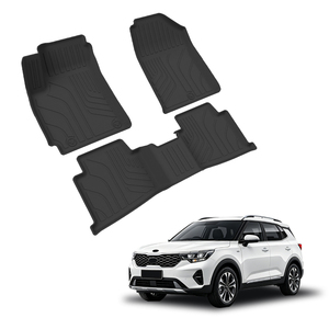 Alfombrillas de TPE para Auto, Disponibles en Almacén, para Todo Clima, Antiabrasión, Fácil Limpieza, Compatibles con Seltos 24+, <span class=keywords><strong>Mazda</strong></span> 6, Touareg, Venza - Product Image 1