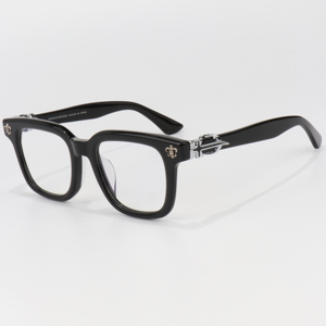 <span class=keywords><strong>Gafas</strong></span> Negras Doradas Sólidas Transparentes Marrones Rectangulares Exquisitas de Metal Fundido Tallado Duradero para Hombre con Logotipo Personalizado 8298 - Product Image 3