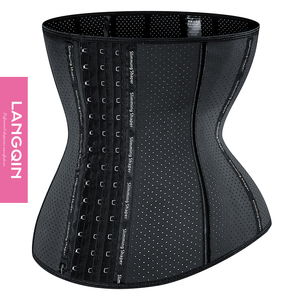 Corsetto Modellante da <span class=keywords><strong>Donna</strong></span> Taglie Forti, Traspirante, con Struttura in Lattice e Ferretto, con Bottoni, Effetto Snellente per la Vita - Vendita Calda - Product Image 1