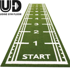 Tappeto erboso funzionale Gym scaglie di erba artificiale personale Studio di allenamento nero tappeto erboso tappeto erboso di alta qualità - Product Image 3