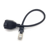 Câbles d'extension RJ45 mâle vers RJ45 femelle 8P8C de haute qualité à montage sur panneau
