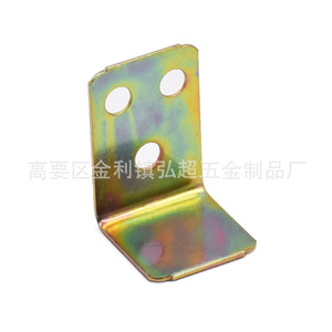 Soporte de esquina para muebles de hierro chapado en zinc de color, 33x23x23x25x85mm, para refuerzo de escritorio, herrajes duraderos - Product Image 4
