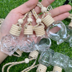 6/8/10ML Mobil Outlet Udara Freshener Diffuser Botol Klip Parfum Kosong Botol Liontin Minyak Esensial Mobil Parfum Gantung - Product Image 5