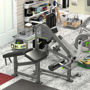 2020年新型プロンレッグカールマシン、業務用、ハムストリングトレーニング用、調節可能なポーラーシートと運動学原理搭載 - Product Image 2