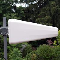 Antenne directionnelle large bande MIMO double 700-4500 MHz LTE 2G 3G 4G 5G, antenne Yagi à montage fixe, kit complet de booster de réseau