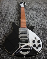 Weifang Rebon 6 String Ricken 325 Tremolo Electric Guitar/mini Electric Guitar in Black Colour