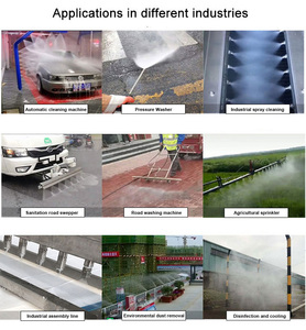 Boquilla de Abanico Plano de Latón y Acero Inoxidable Tipo Vee Jet para Enjuague con Agua 6510 - Product Image 6