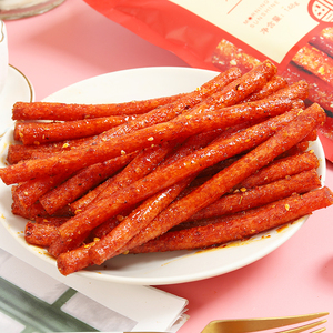 LAKEXIXI Spicy Stick 148g - Snacks de Harina Sazonada con Sabor Picante Caliente, Certificado Halal, Textura Inflada, Festivo, Pedido a Granel - Product Image 5