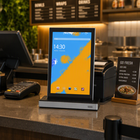 Tablette Android tactile double face 10,1 pouces RK3568, double écran, résolution 1200x1920, Wi-Fi, kiosque d'information pour hôtel/café
