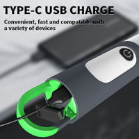 Lampe torche LED multifonctionnelle Lampe de travail USB rechargeable Camping XHP50/30W Lanterne étanche Zoom Lampe porte-clés