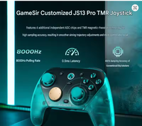 Manette sans fil Gamesir G7 Pro 8K Aimlabs Edition pour Switch, taux de polling 8000 Hz, manette de jeu avec joystick TMR Gen-2 et déclencheur à effet Hall