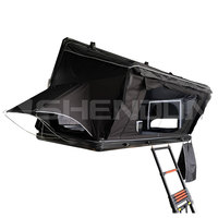 SNDN Aluminium Hartschalen-Dachzelt Wasserdichtes 4x4 4WD SUV Offroad-Autodach zelt Seiten öffnung Autodach zelt