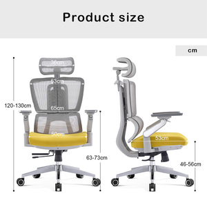 2025 Sillas de oficina <span class=keywords><strong>Ergonomic</strong></span> Ghế hiện đại 6D tay vịn sang trọng lưới điều hành Ghế văn phòng Bàn máy tính cadeira de escritorio - Product Image 5