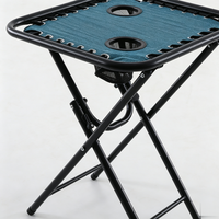 Table de camping extérieure moderne pliable, légère, durable, avec plateau en fer, hauteur réglable et imperméable – Prix de gros