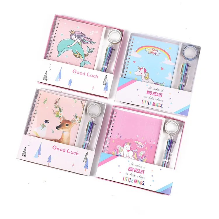 Pu Cover Dagelijks Notebook Gift Set School Boeken En Pen