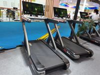 Caminadora Eléctrica Comercial de Lujo para Gimnasio, Ejercicio Físico, Prueba de Frecuencia Cardíaca (Inalámbrica)