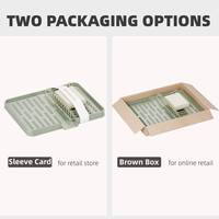 WIREKING Égouttoir à vaisselle compact à un seul niveau avec 11 emplacements pour assiettes, porte-couverts, auto-drainant, petit emballage, OEM