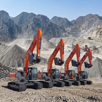 Excavator Hidrolik Crawler Doosan DX225lc-9c Asli, Mesin Konstruksi Excavator Besar dalam Kondisi Baik