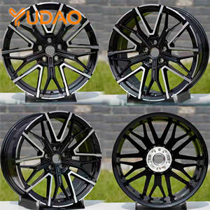 Ruedas Forjadas YUDAO OEM&ODM de 22 y 24 Pulgadas 5x130, Dos Tonos, Plateado Brillante y Negro, Diseño de Dos Piezas, Cóncavas Profundas para Benz GLS SUV - Product Image 2