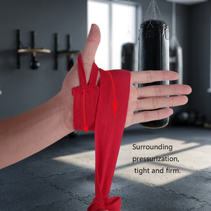 Vente flash : Bandages de boxe personnalisés avec logo, en PU, écologiques, confortables, résistants à l'usure, respirants et hautement élastiques - Product Image 3